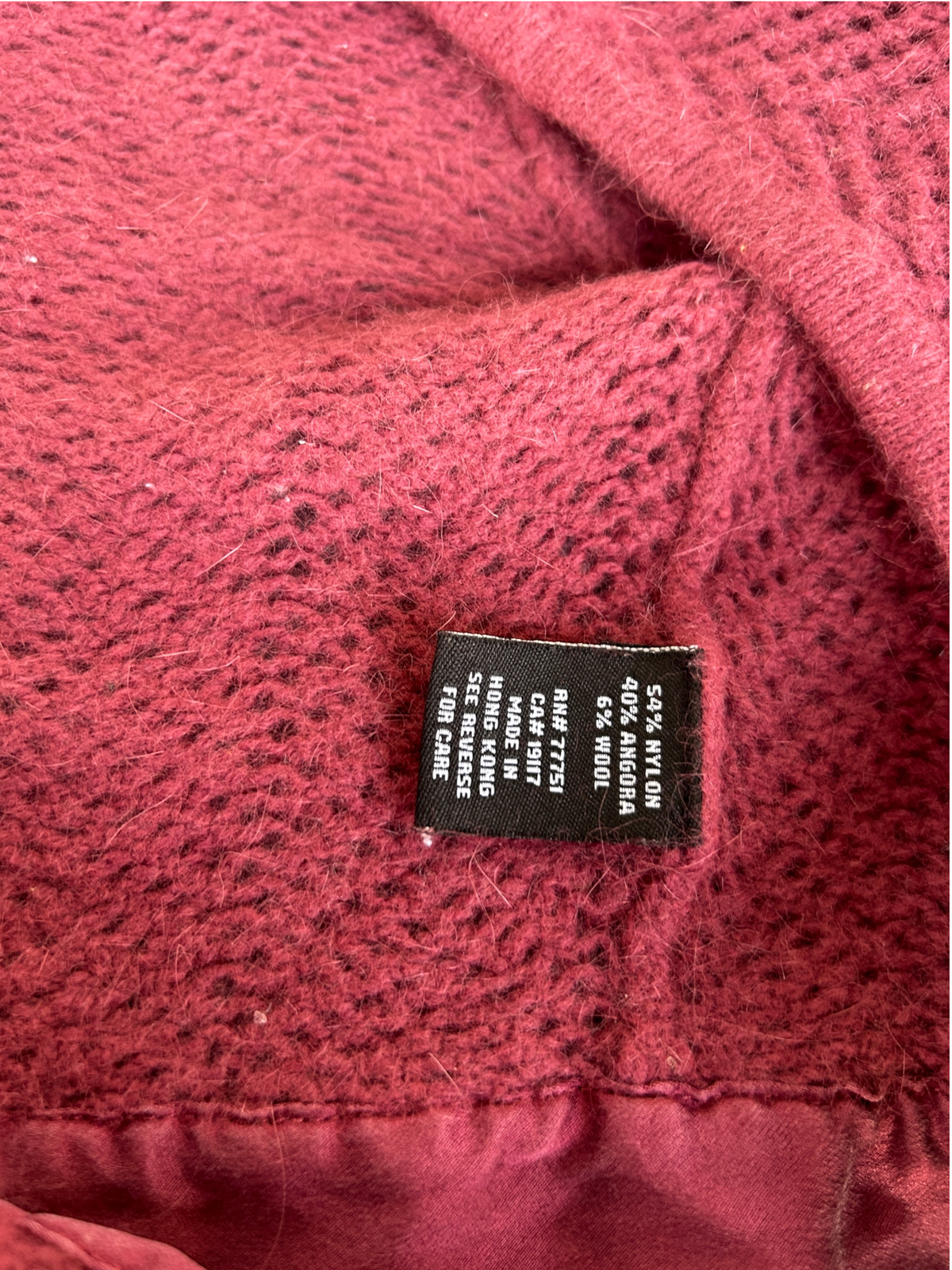 Y2k Betsey Johnson Mauve Knit Tie-Front Cropped Cardigan (XS)