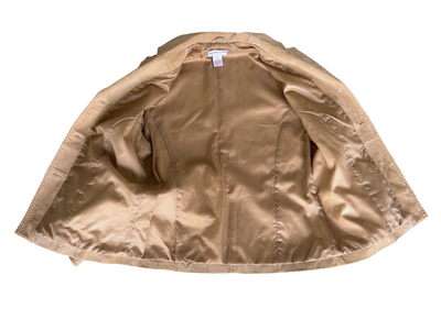 90s Pendleton Tan Suede Leather Jacket Blazer (M)