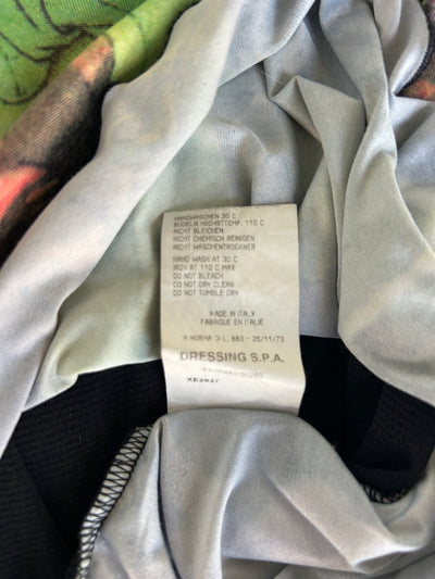 Y2k Gai Mattiolo "XXX Kisses" Graphic Mesh Long-Sleeve Fairy Top (L)