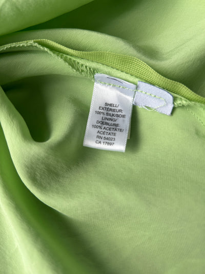 Y2k Pastel Green Silk Camisole (L)